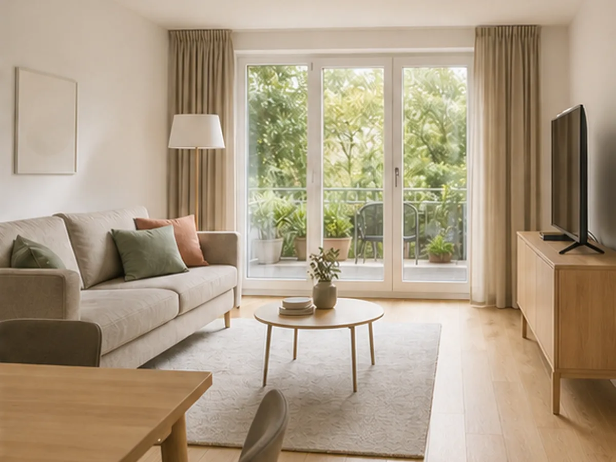 Gepflegte Wohnung mit Blick ins Grüne